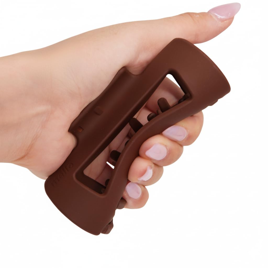 MELLO Clip cabello frente, fijación suave para uso diario.