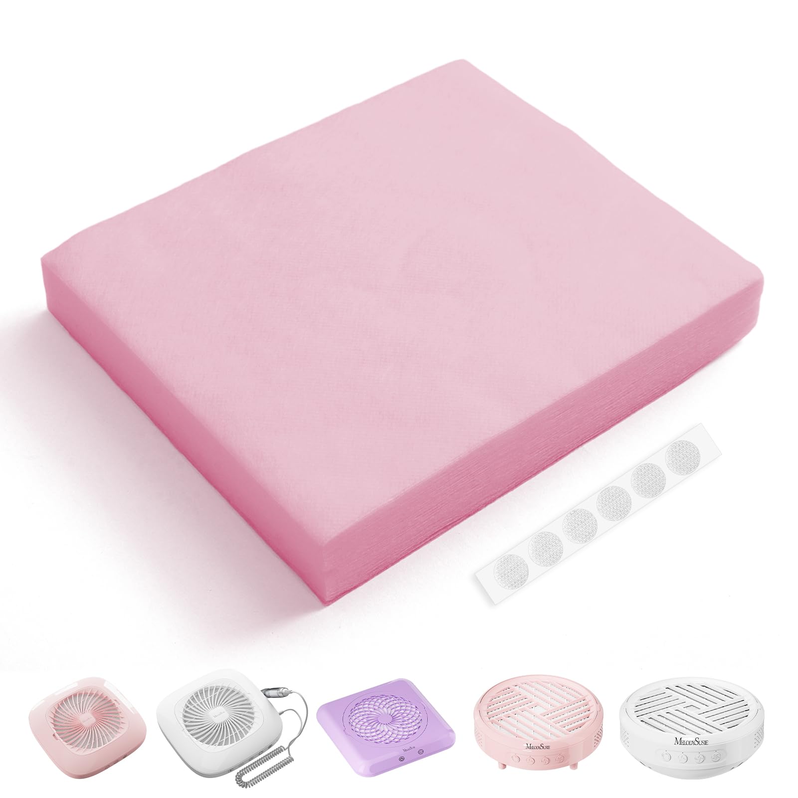 MelodySusie filtro-papel para polvo de uñas, captura polvo fino con seguridad.