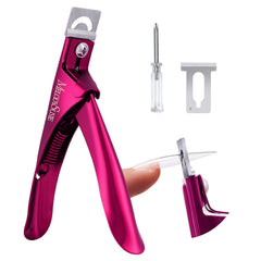 MelodySusie Cortauñas Acrílicos Plum con kit completo para cortes precisos