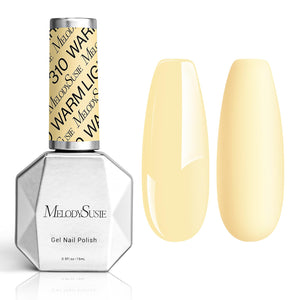 MelodySusie Esmalte gel amarillo espeso para cobertura uniforme y brillo intenso