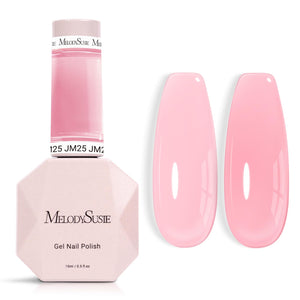 MelodySusie Jeweliver: botella rosa translúcido para un efecto jelly elegante en uñas
