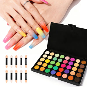 MelodySusie paleta-40-colores-pigmento-uñas color intenso y duradero