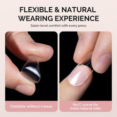 MelodySusie tips precortados sin lijar para manicura rápida.