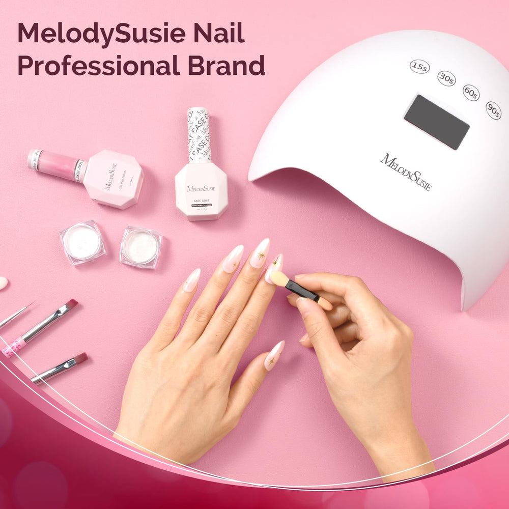 MelodySusie uso doméstico para uñas cromadas con este polvo.