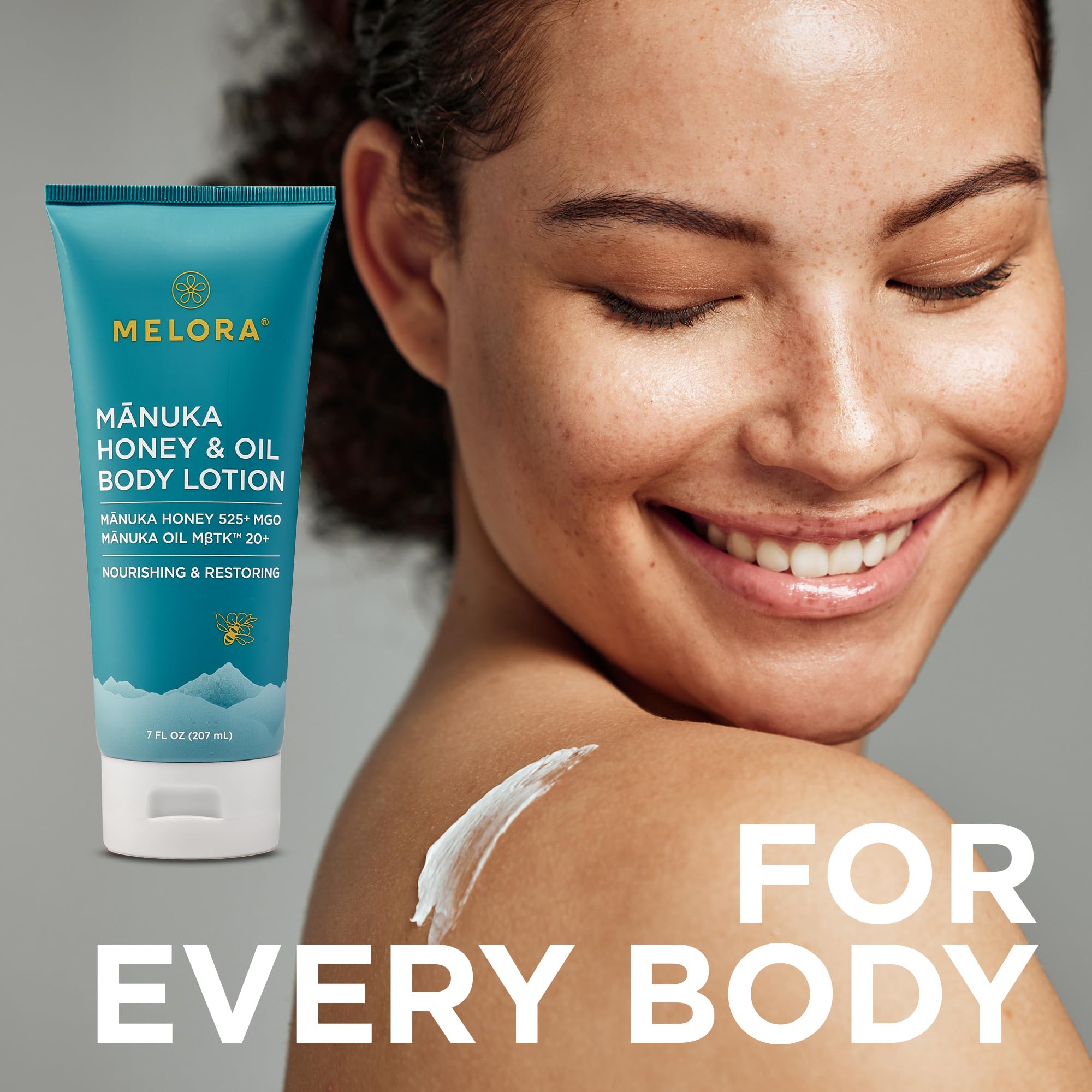 Manuka con MELORA, uso diario para manos y cuerpo.