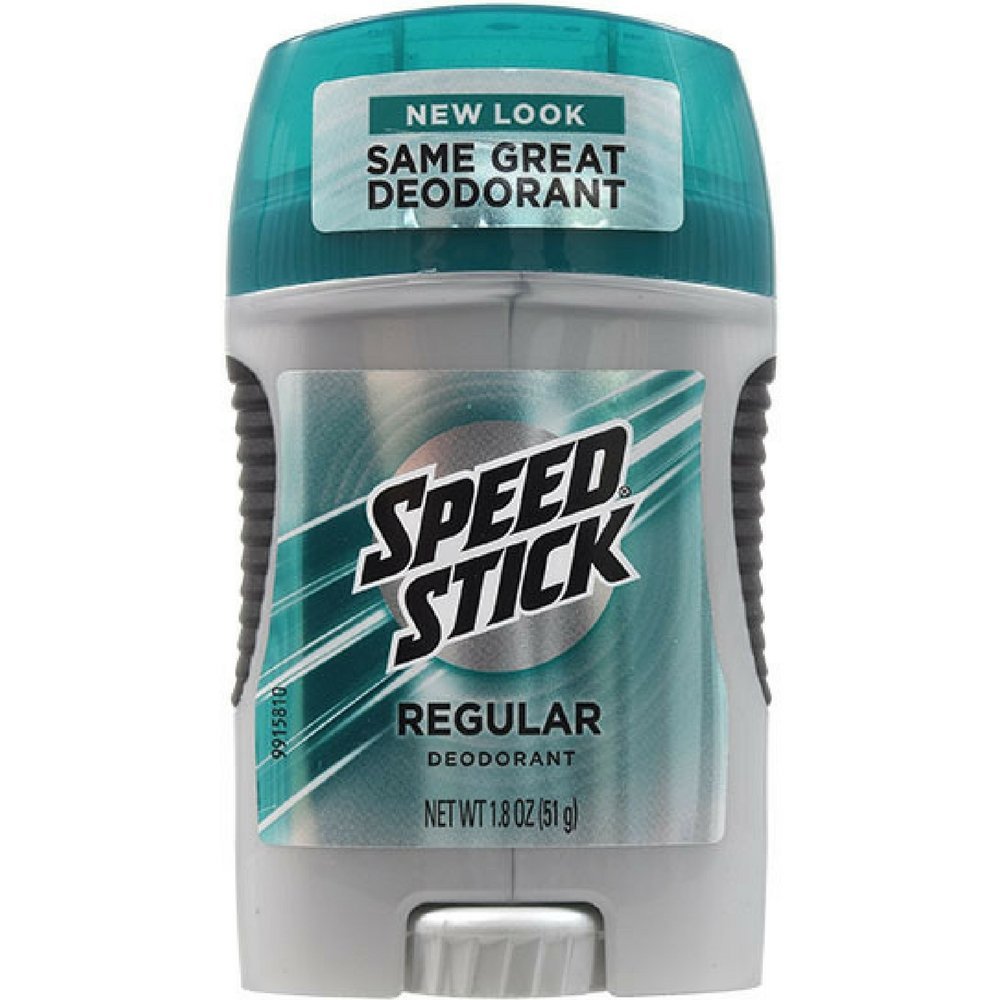 Mennen Speed Stick Regular, desodorante en barra 1,8 onzas, pack de 3 para frescura diaria.