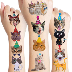 MeoIsDaBest tatuajes gatos: diseños divertidos para decorar fiestas y celebraciones