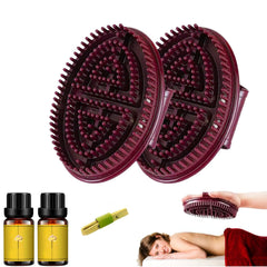 Meridian Brush Massage: cabezal dentado para masaje suave y eficaz.