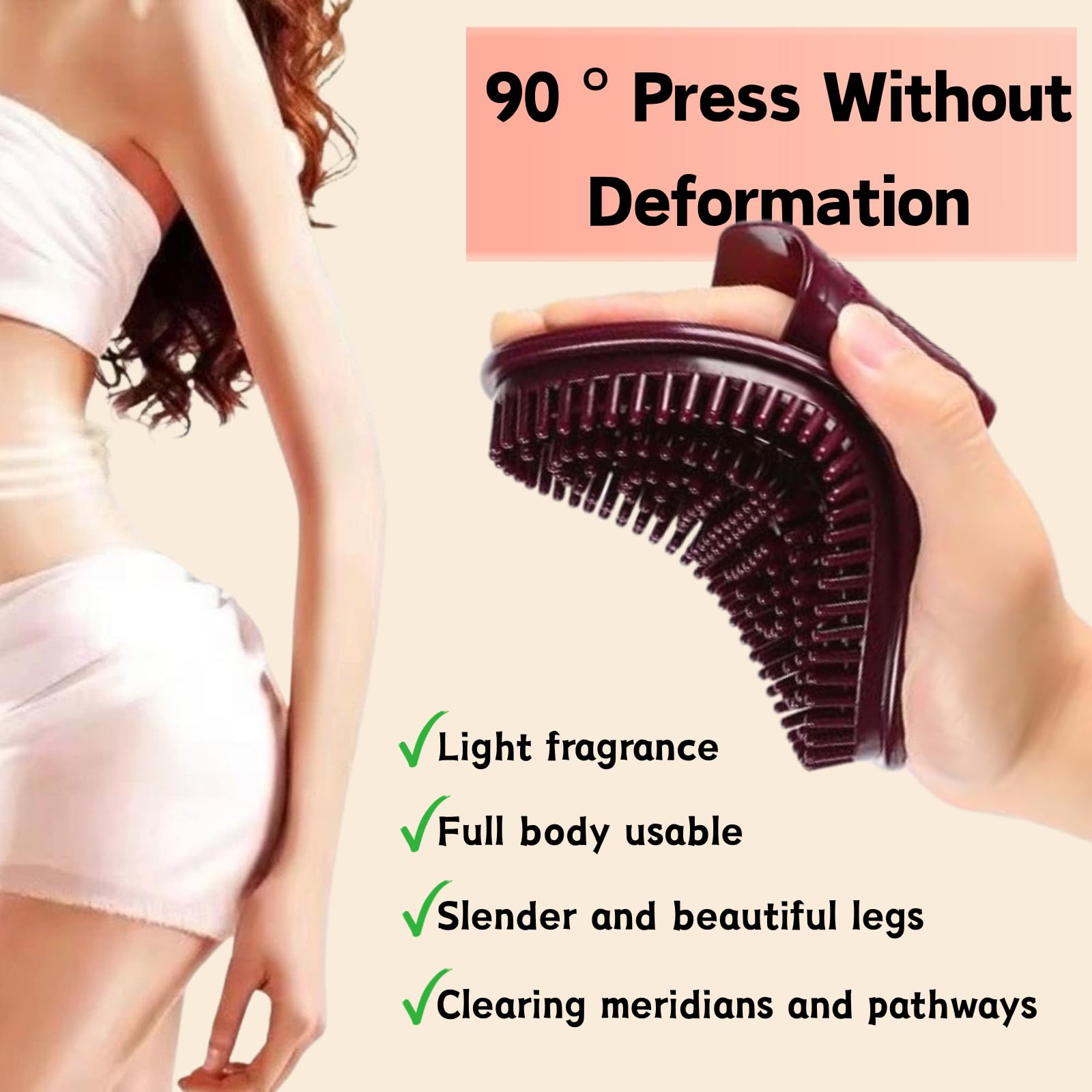 Meridian Brush Massage: uso para cuerpo entero, cuello y piernas.
