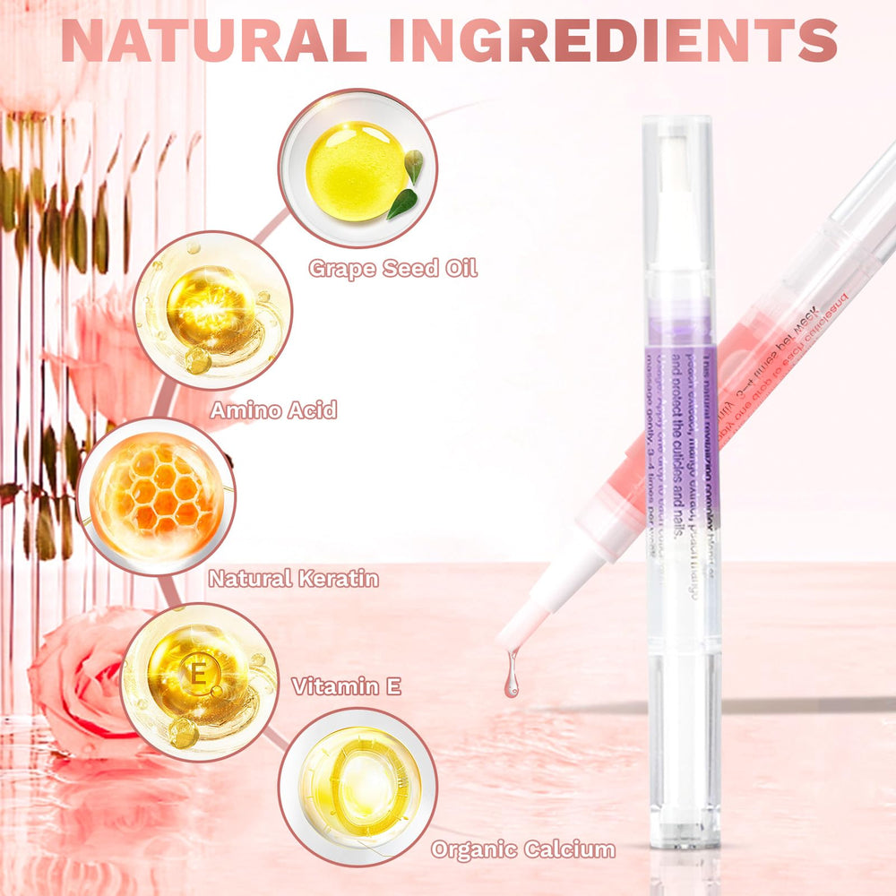 Meschett Cuticle Oil Pen diseño en bolígrafo facilita la aplicación.