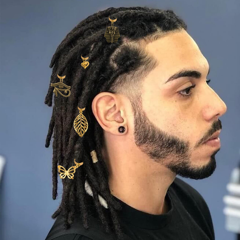 Messen Locs charm concha para trenzas, inspiración marina.