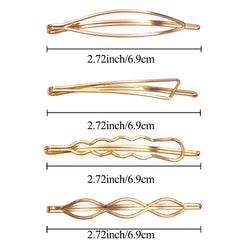 Pasador de Messen con forma rombo dorado para un toque elegante.