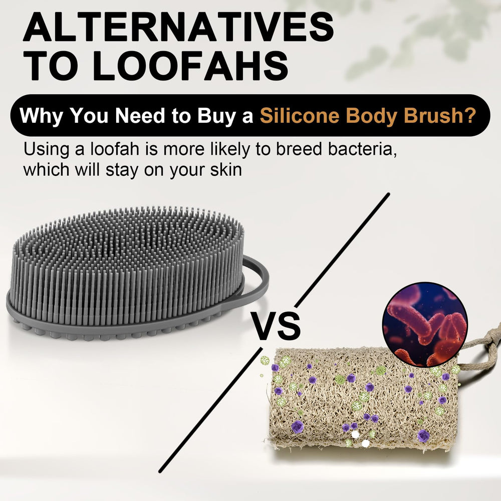 Metene doble cara exfoliante y suave masaje para la piel