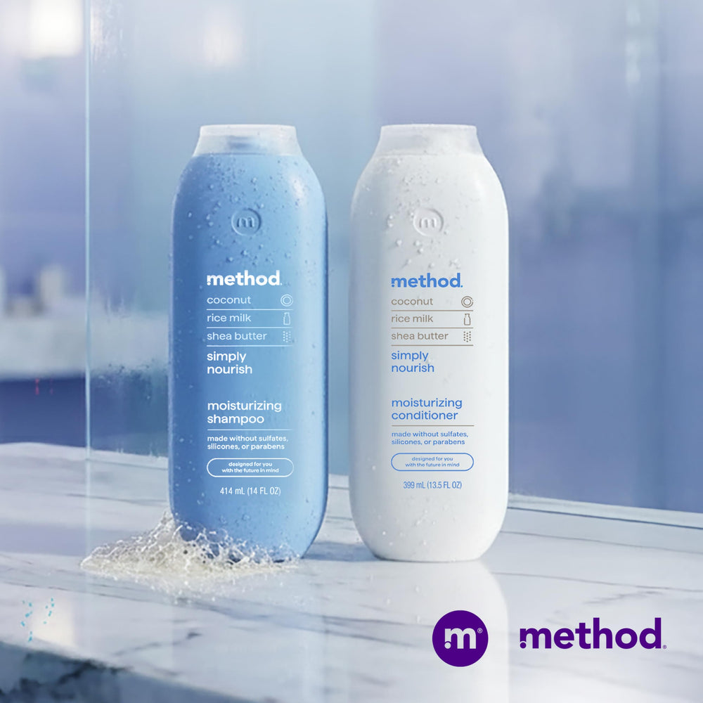 Acondicionador Method Nutricion sencilla, seguro para cabello color y vividez