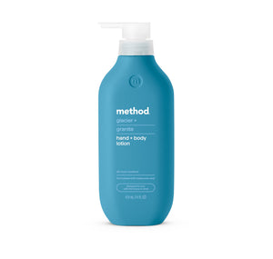 Lotion corporal Method Glacier + Granite en botella para hidratación de todo el día