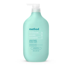 Método Coco Twist: botella de 28 oz lista para duchas y uso diario.