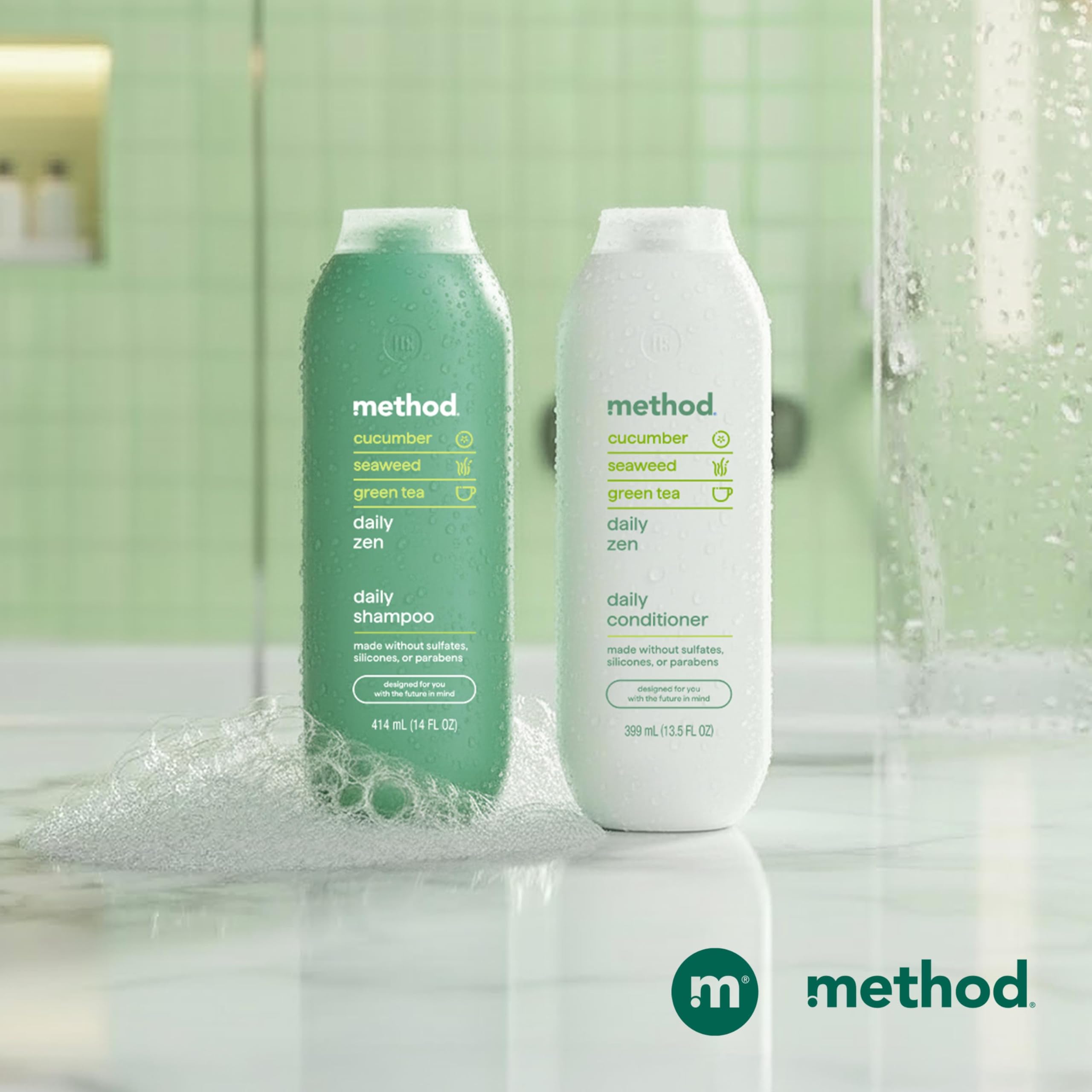 Acondicionador Method Diario Zen, uso diario para cabello suave y manejable