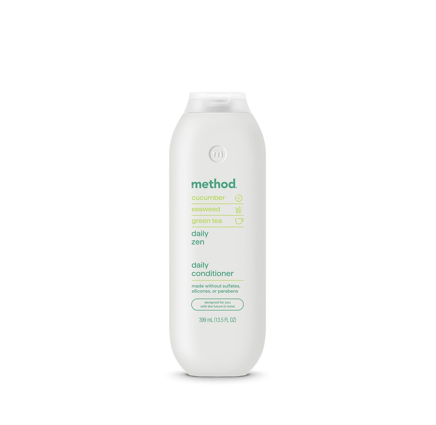 Acondicionador Method Diario Zen, botella vertida, aroma relajante para cabello limpio y suave