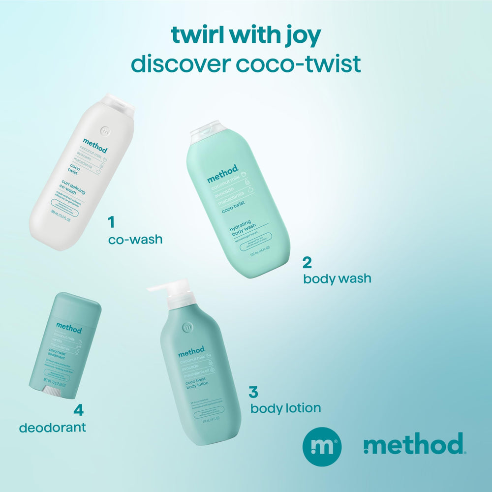 Method Curl Defining Co-Wash Coco Twist: envase con plástico reciclado al 80%