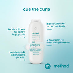 Method Curl Defining Co-Wash Coco Twist: espuma suave que limpia sin resecar