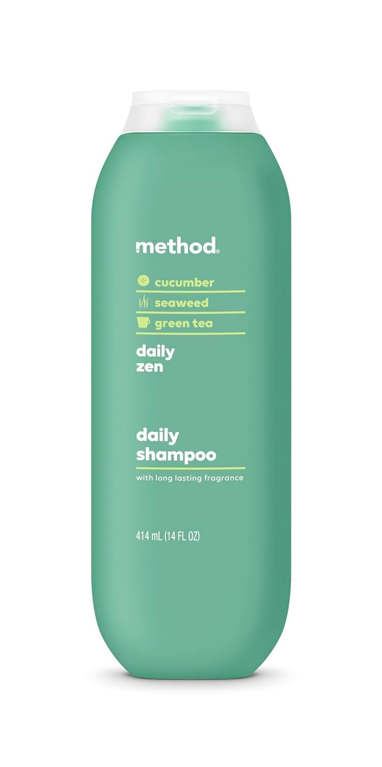 Método Daily Zen champú: vertido que evoca spa en casa y aroma calmante