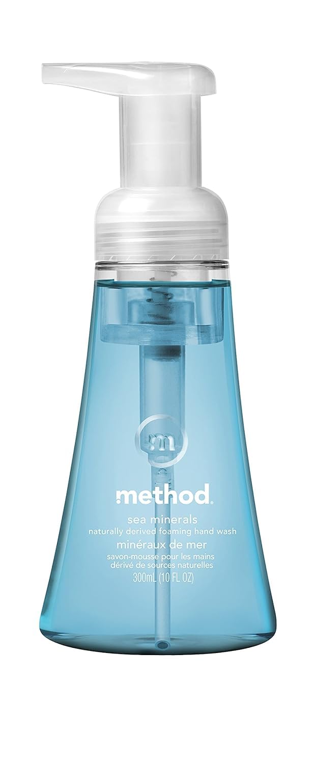 Method Sea Minerals espuma en botella para limpieza suave de manos