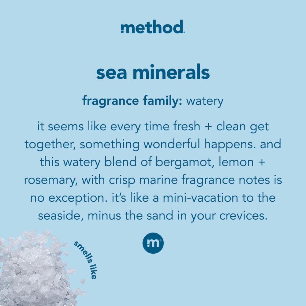 Method Fragancia marina, aroma fresco para baño diario.
