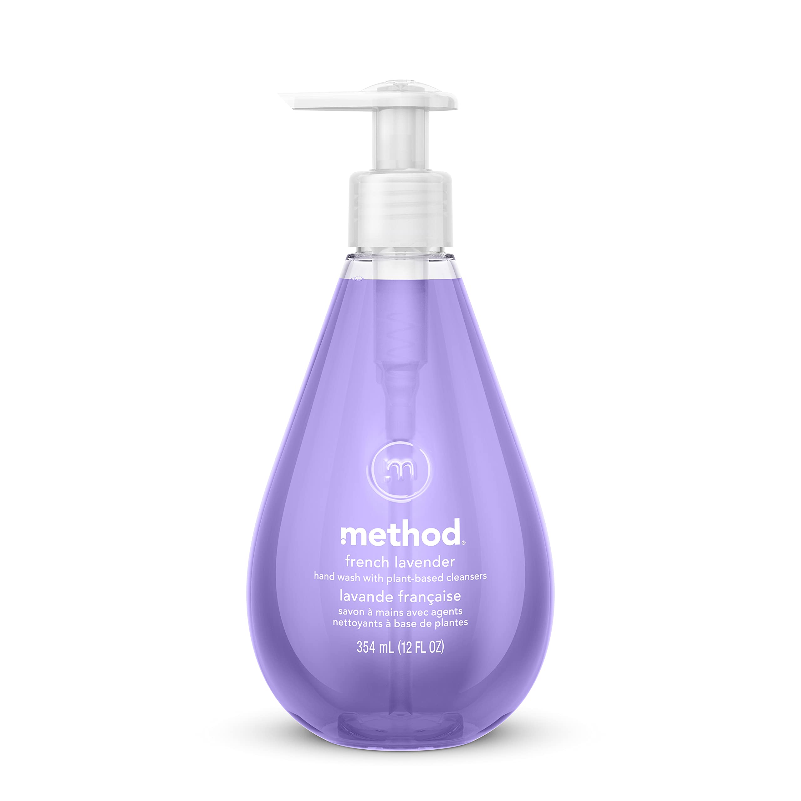 Method Gel Lavado de Manos Lavanda Francesa, botella frontal con aroma suave