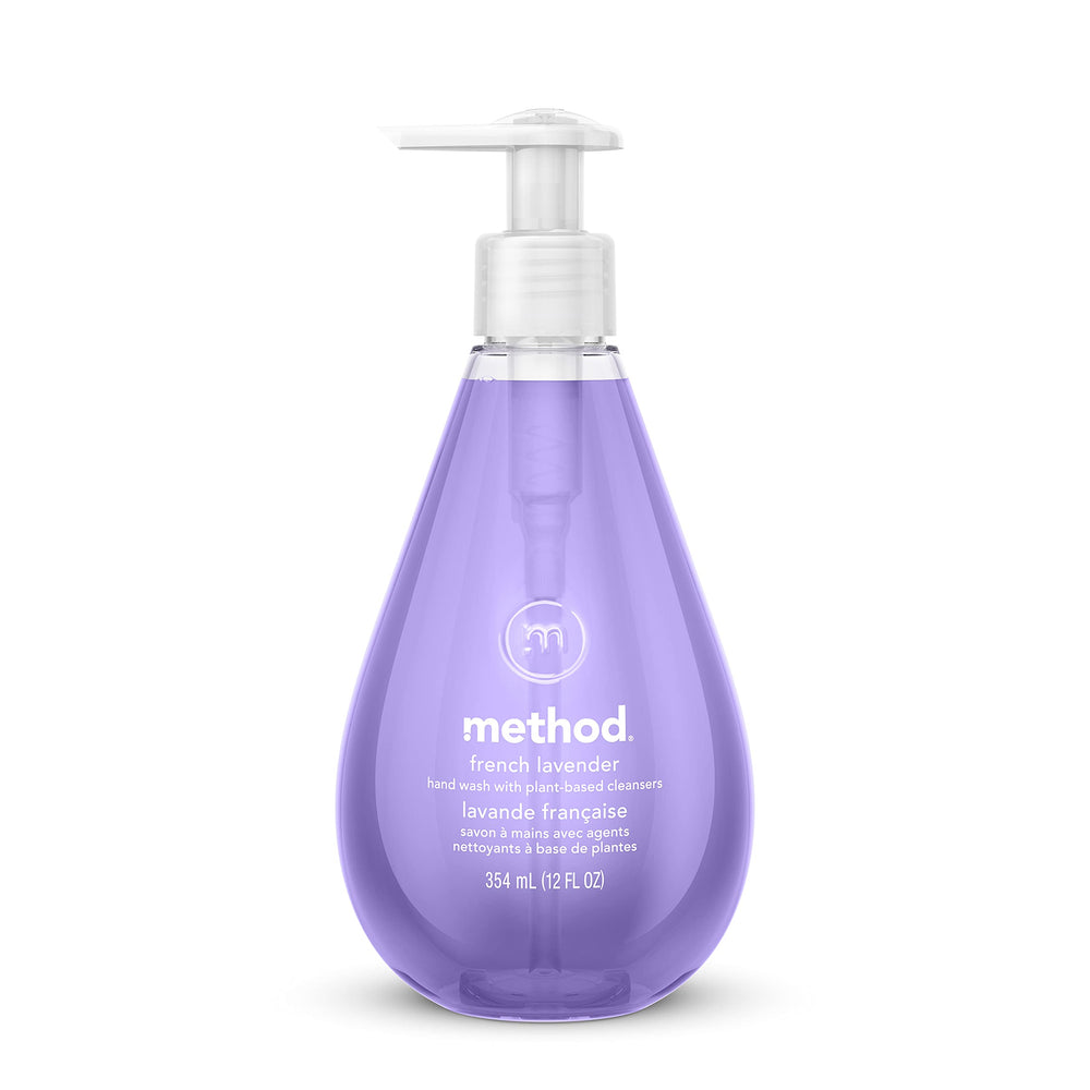 Method Gel Lavado de Manos Lavanda Francesa, botella frontal con aroma suave