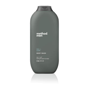 Method Men gel de ducha, botella con aroma marino para aventuras diarias.