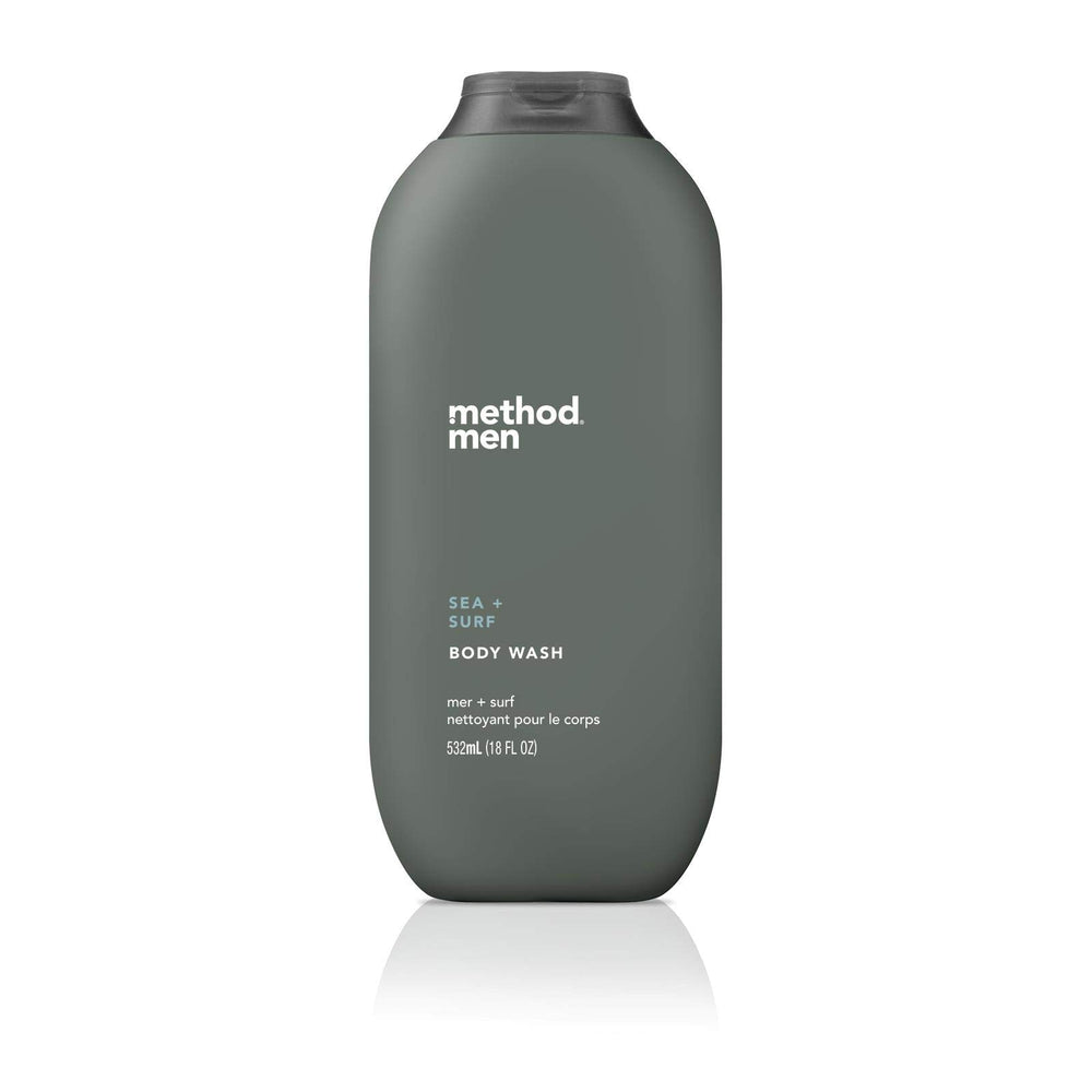 Method Men gel de ducha, botella con aroma marino para aventuras diarias.