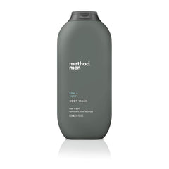 Method Men gel de ducha, botella con aroma marino para aventuras diarias.