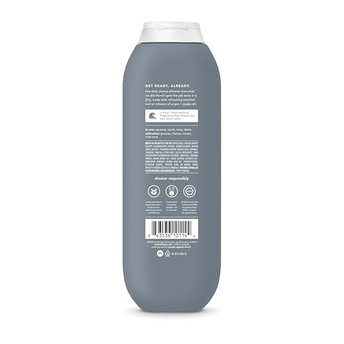 Method Hombres 2 en 1, argán y jojoba mostrados en envase para cuidado natural.