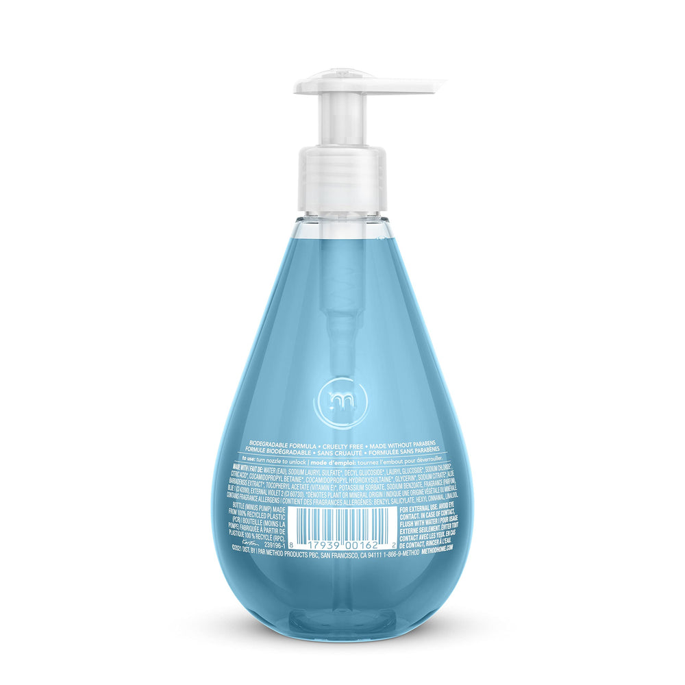 Method Gel Manos textura suave – deja las manos limpias y con aroma agradable.