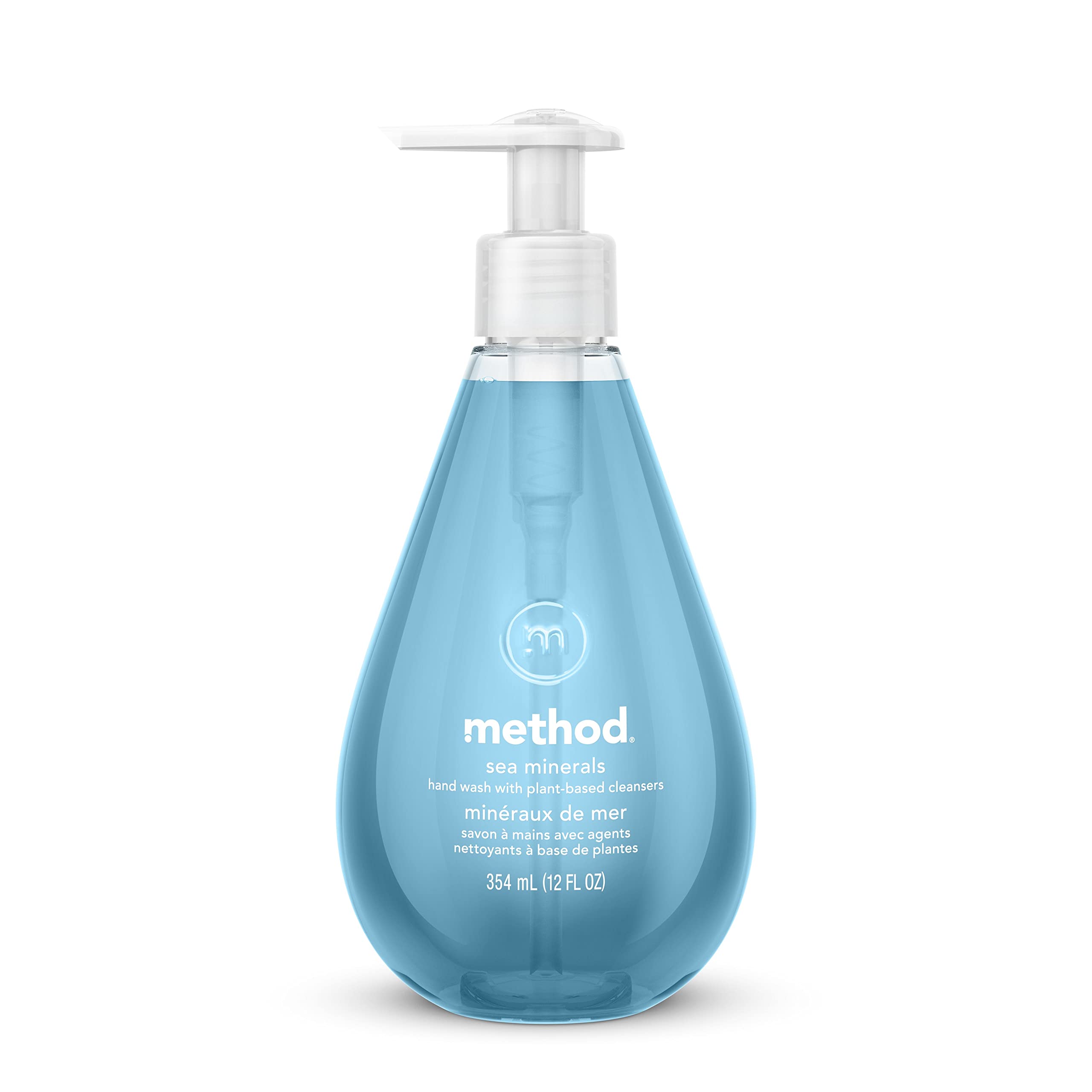 Method Gel Manos minerales marinos – botella 355 ml, aroma fresco para uso diario.