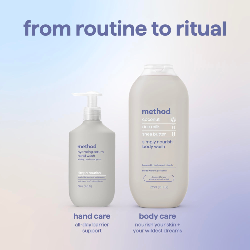 Method envase reciclado 80% plástico para sostenibilidad.