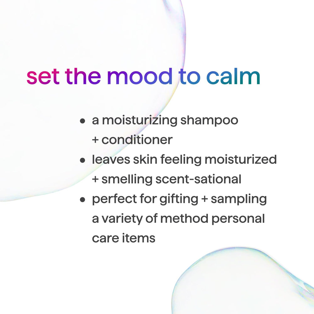 Champú gel Method Simply Nourish 14 onzas para limpieza suave y cabello brillante.