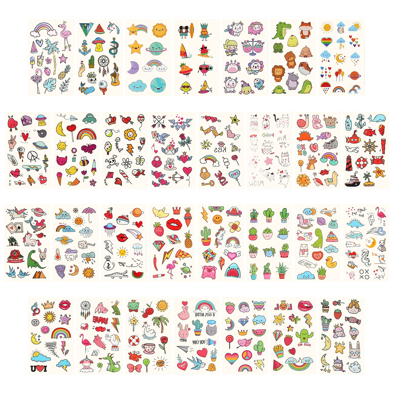 Metker tatuajes temporales: 1000 diseños, opción de juego creativo y narrativo.