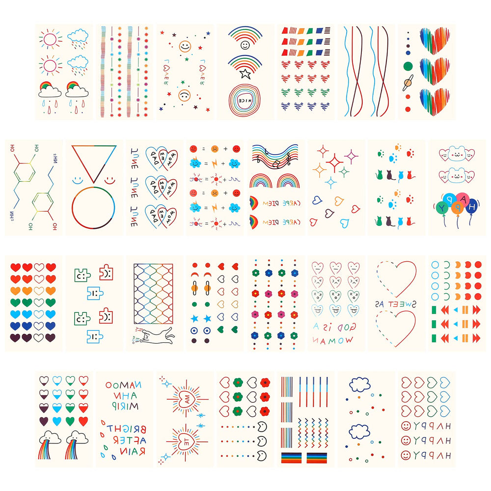 Metker tatuajes impermeables para fiestas, ideales para jugar cerca del agua.