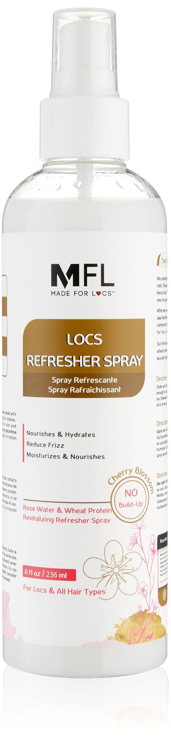 Spray atomizador de MFL Made For Locs para hidratar y perfumar las locs