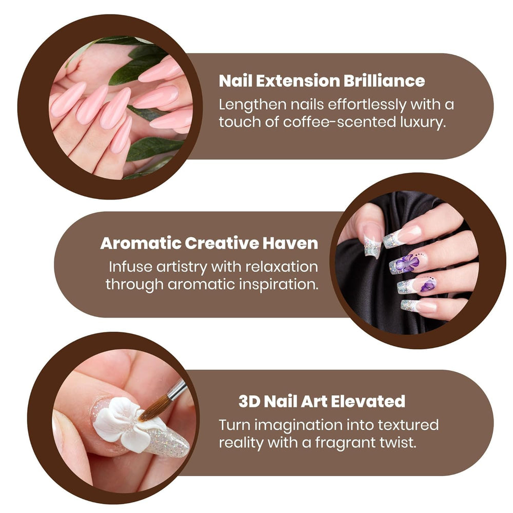 Adhesión fuerte con polvos Mia Secret para manicuras duraderas.