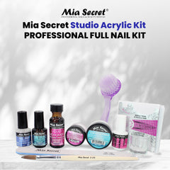 Mia Secret Kit Acrílico de Estudio, contenido completo para uñas profesionales