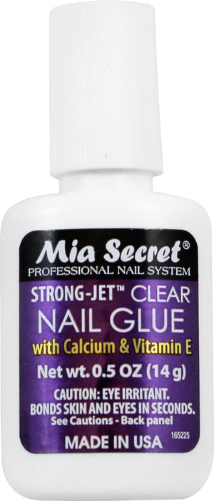 Mia Secret pegamento uñas secado rápido para adherir cristales con precisión