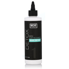 Miche Beauty Detox Shampoo: botella vertido, limpieza profunda y sensación fresca.