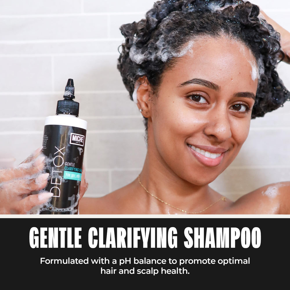 Miche Beauty Detox Shampoo: cabello fino con volumen ligero al peinar.
