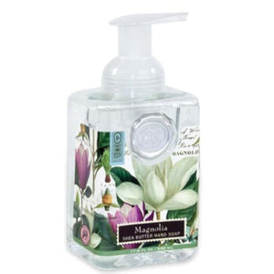 Michel Design Works Magnolia Jabon Espuma Botella para uso diario y limpieza suave en cocina y baño.