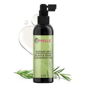 Mielle Organics aceite sin enjuague para cuero cabelludo con romero y menta, limpieza ligera