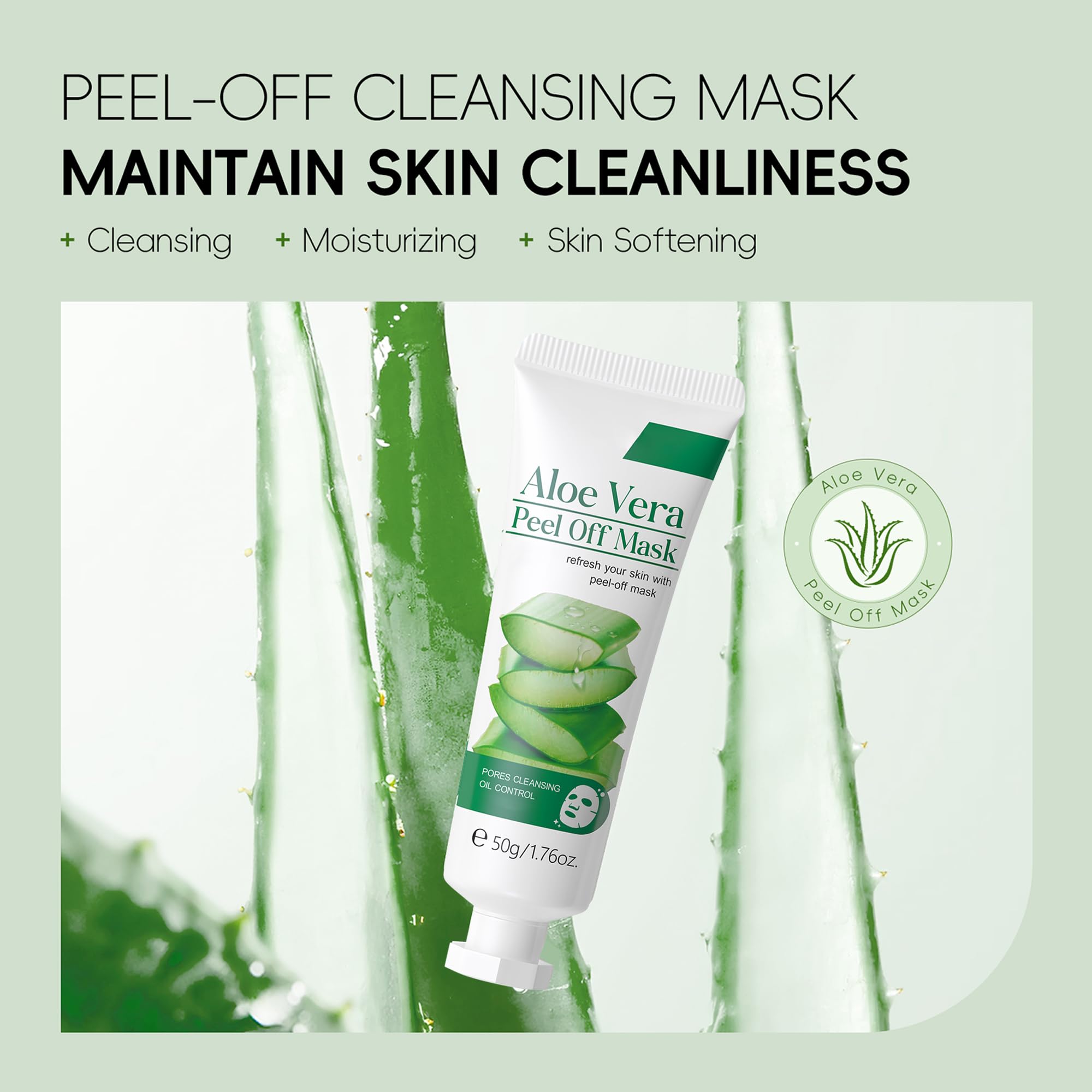 MIESCHER Mascarilla despegable calma irritación con pepino y aloe.