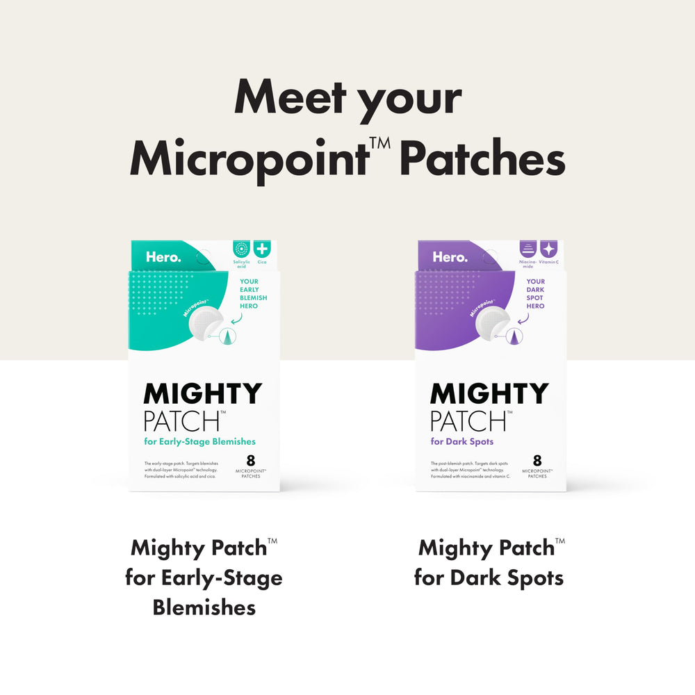 Mighty Patch Micropoint grande: hidrocoloide que protege la piel mientras actúa sobre la imperfección.