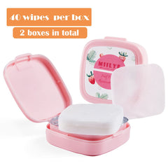 Una toallita MIILYE para remover esmalte instantáneamente.